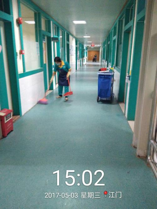 精耕细作宇净无尘——深圳市升阳升清洁服务楼宇事业二部江海区人民医院项目楼宇清洗服务工作纪实